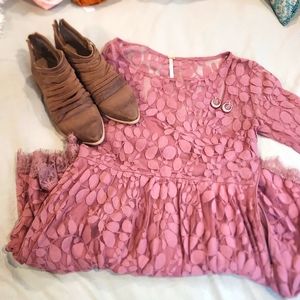Lacey Mauve Dress